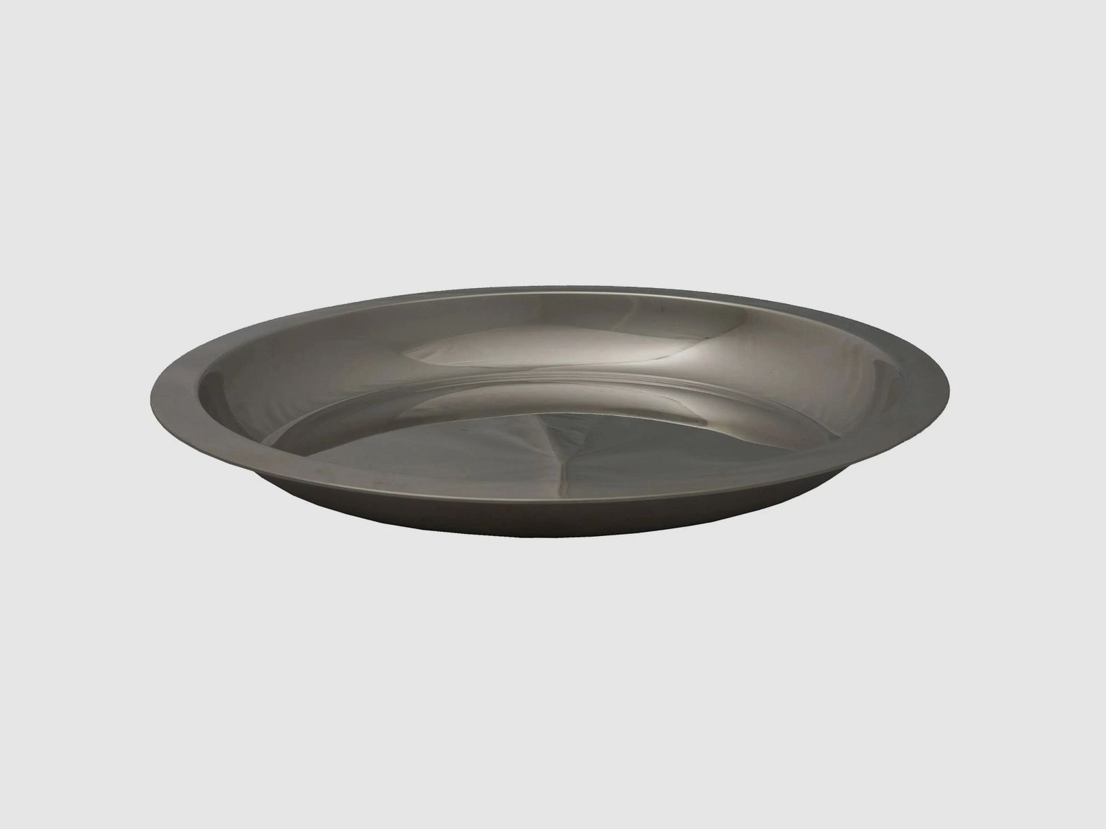 BasicNature Edelstahlteller flach