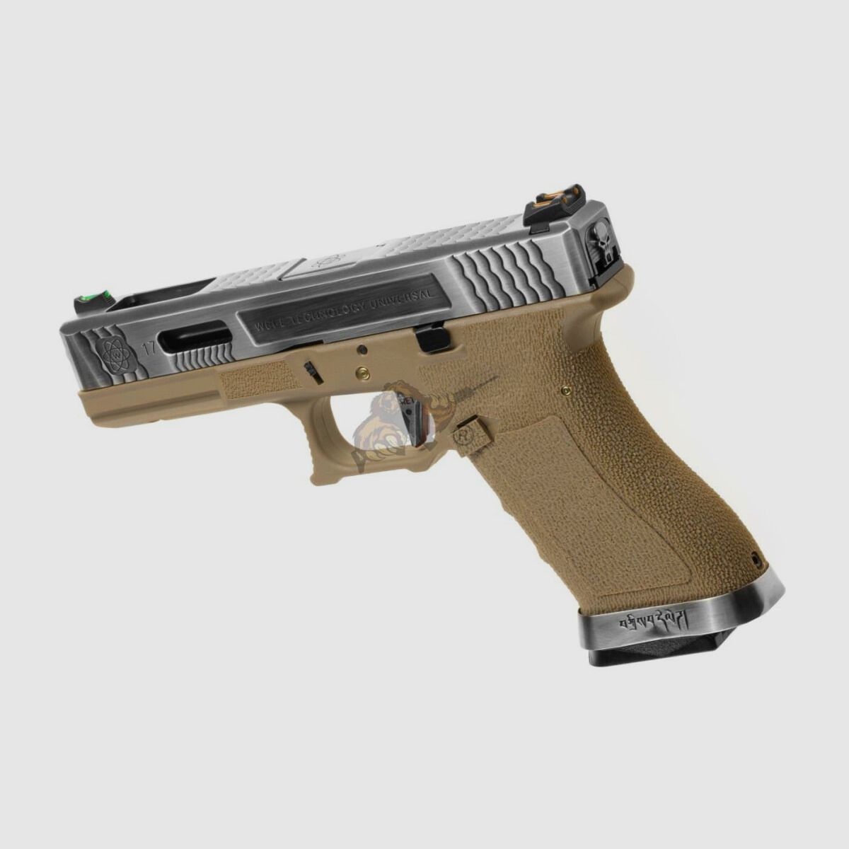 WE Custom 17 Metall Version Dual Tone Desert GBB -F-