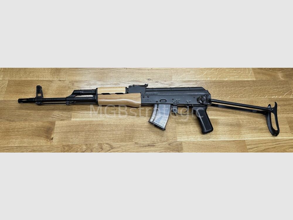 Cugir Modelo 64 - rifle semiautomático 7,62x39 - cañón de 42,5 cm con culata plegable Modelo 64 - cañón cromado duro - versión civil AKMS / sistema AKM / AK47 AK-47, imagen 3 de 7