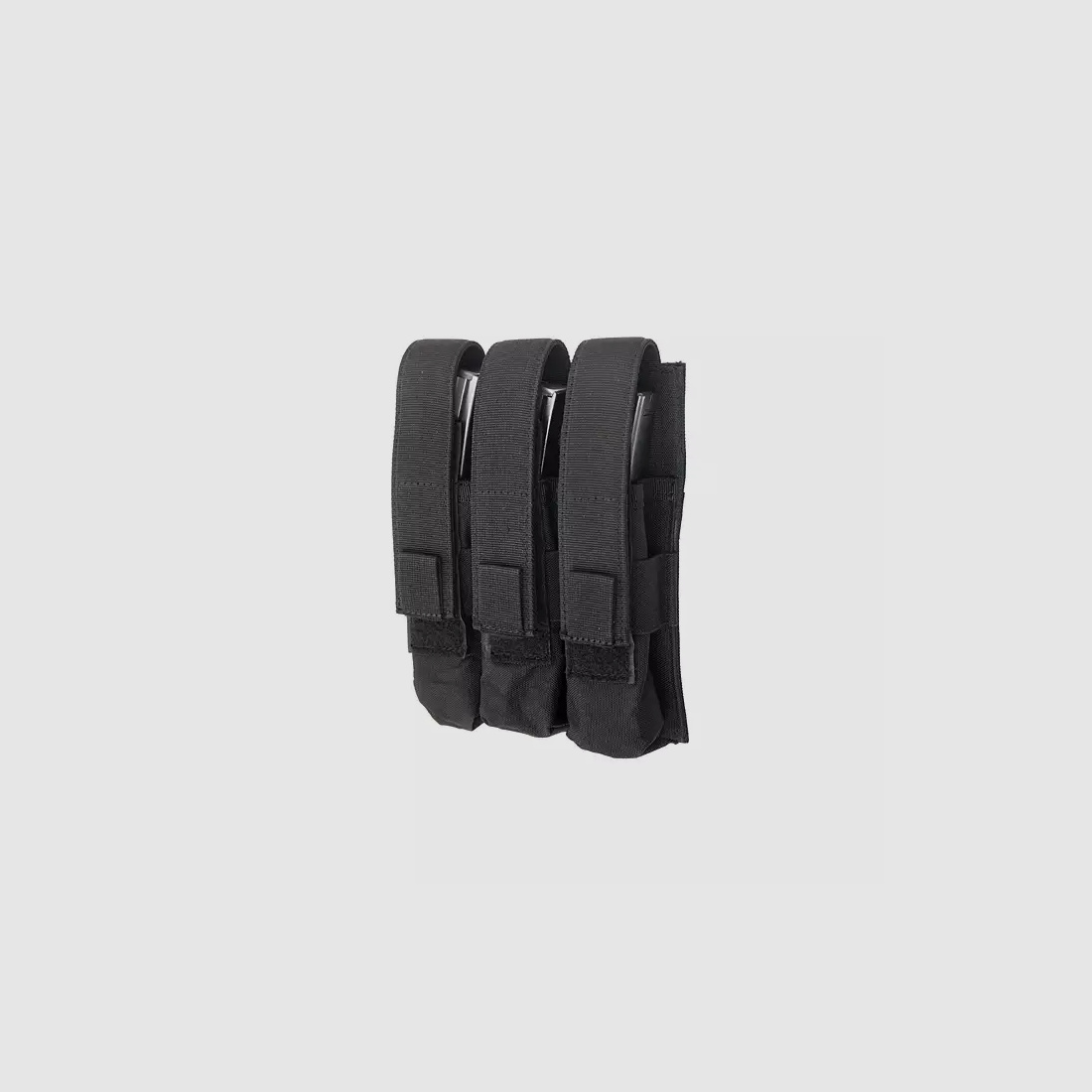 3er Magazinpouch "M5", Molle/Gürtel (schwarz)