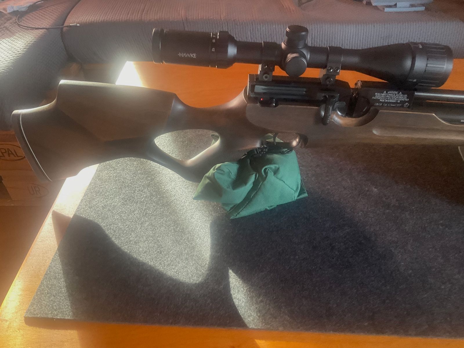 HW 100 T silencer, Hawke 4-12x40 and case (Tectake) 6/2024