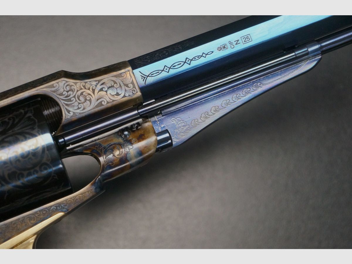 Uberti 1858 New Army Improved Graviert .45 Colt, Bild 4 von 12