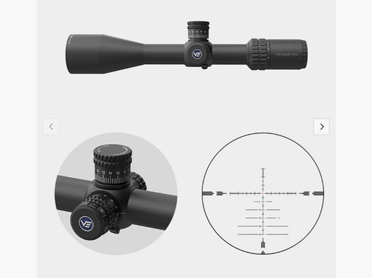 Vector Optics SCOL-57 Orion Pro Max Zielfernrohr 3-18x50 HD SFP - Montage für 21mm Picatinny/Weaver