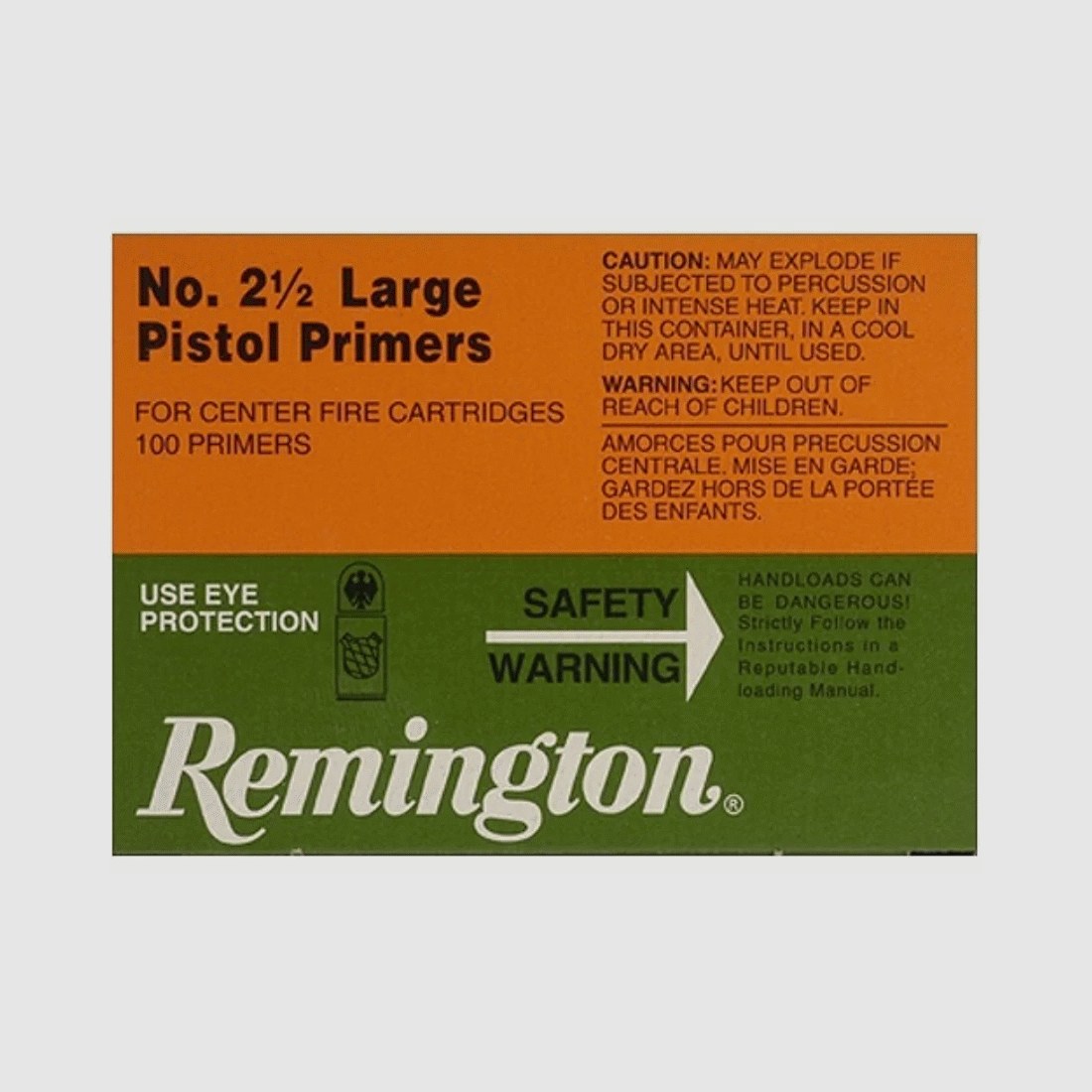 Remington Zündhütchen 2 1/2 Large Pistol 1000 Stück