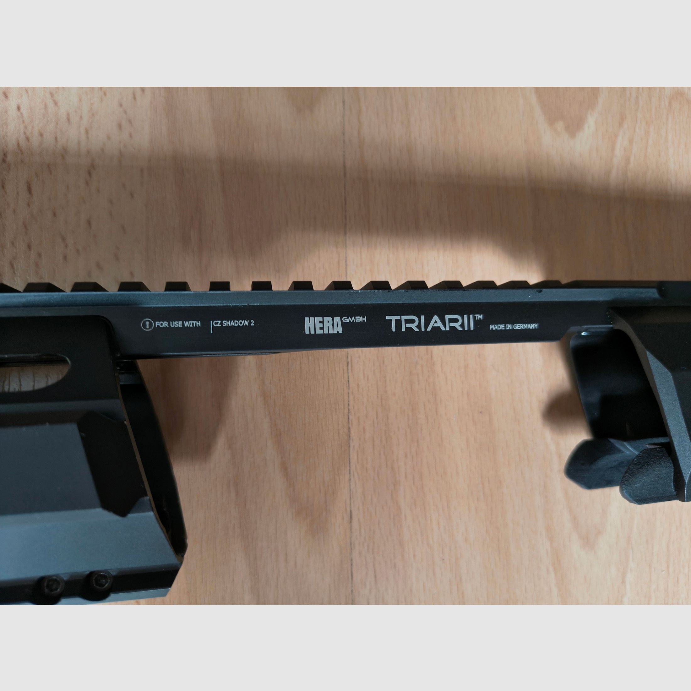 Anschlagschaft Hera Arms Triarii für Shadow2, neuwertig, mit Schiebeschaft