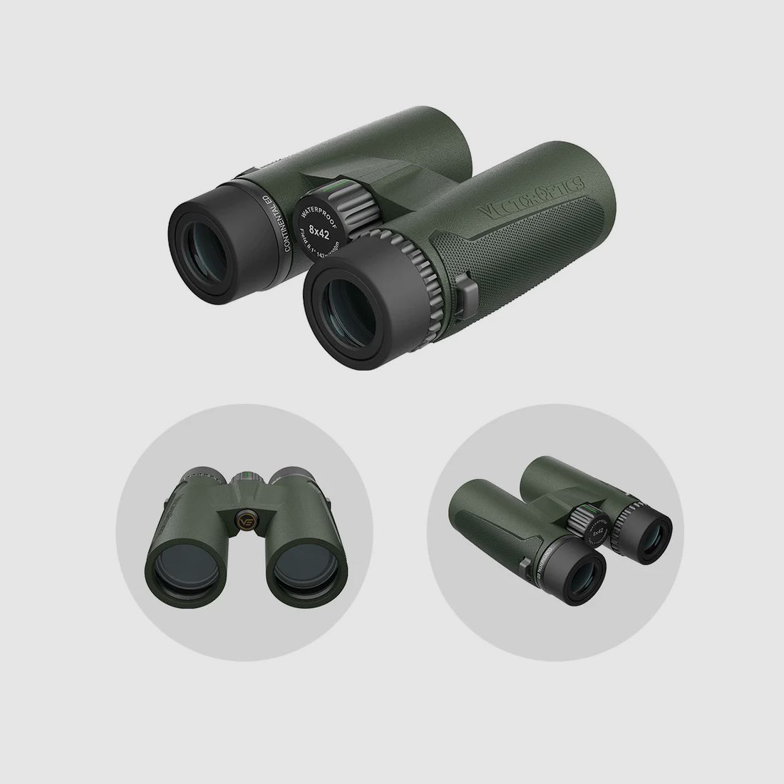 Vector Optics SCBO-14 Continental 8x42 ED Binoculars, OD Green