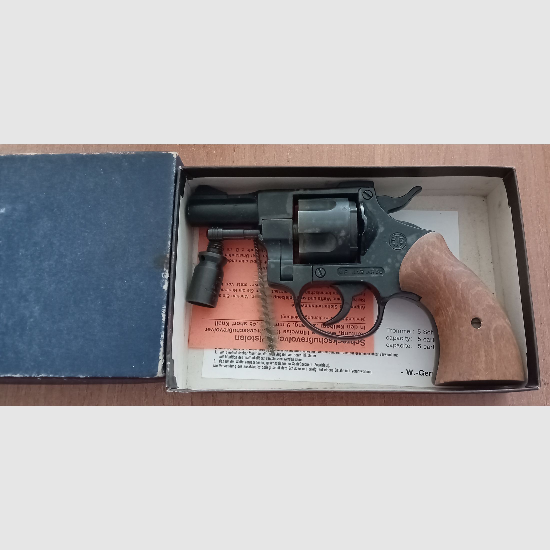 Cuno Melcher ME Jaguar 80 en calibre 9 mm R Knall