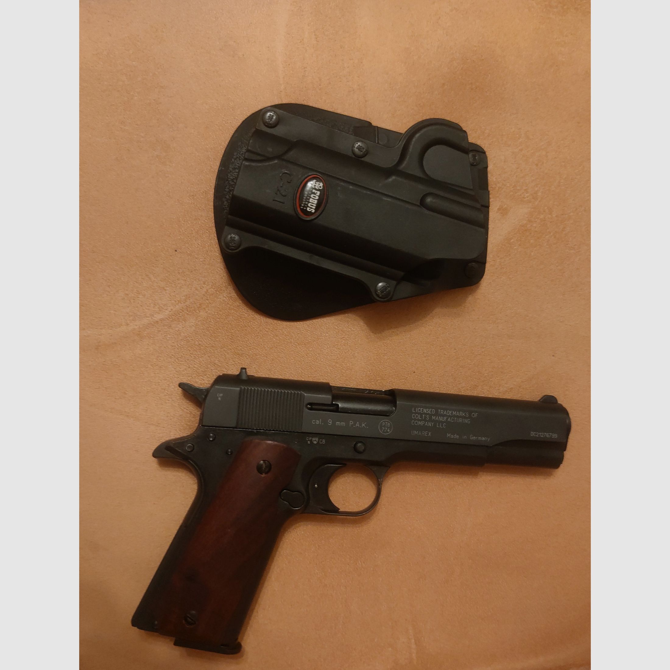 Fobus Holster per destrimani Colt