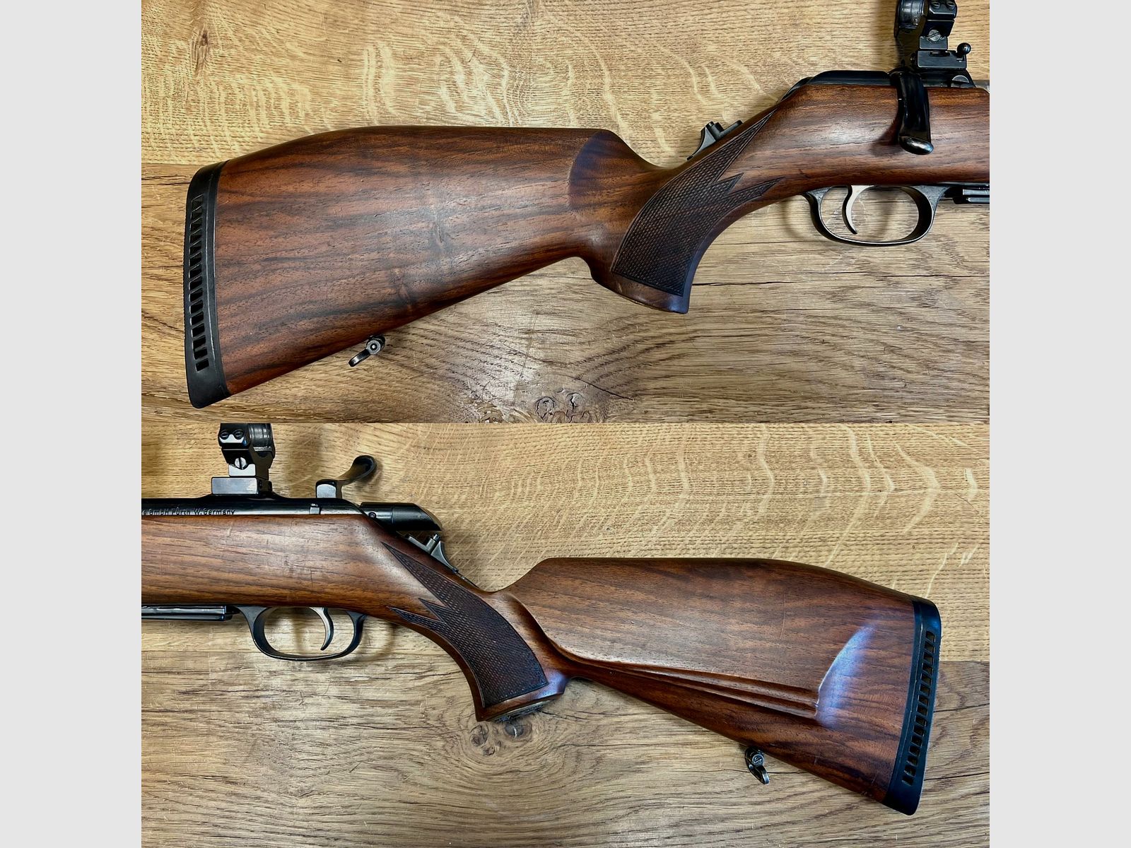 Karabinek Krico Kriegescorte z tłumikiem dźwięku, bezpieczny karabin powtarzalny