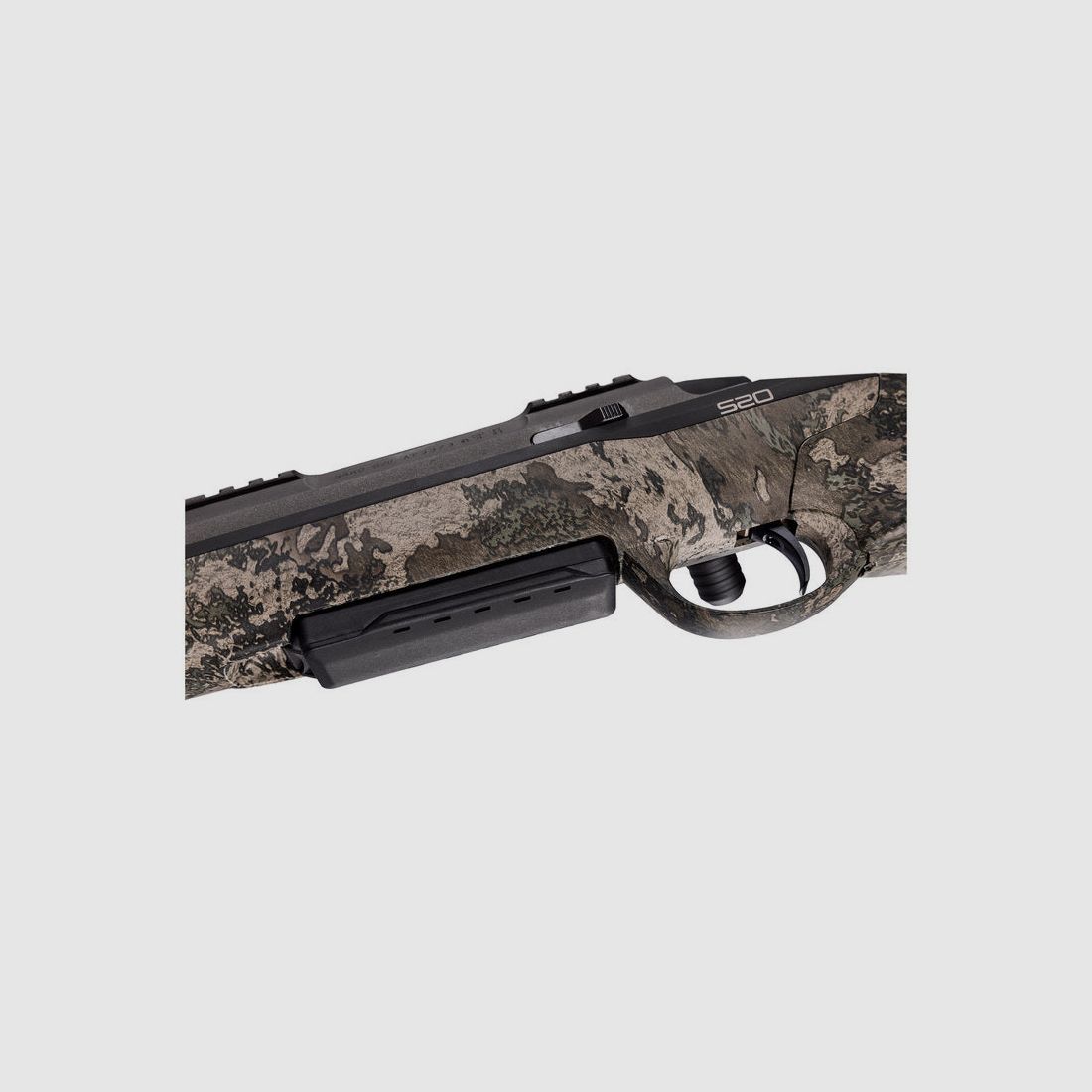 SAKO S20 HUNTER CAMO 6,5 Creedmoor, tungsten Cerakote, Lauflänge 24,3" kanneliert, Direktabzug, 5 Schuss, Schaft True Timber Strata, verstellbare Schaftbacke, MG 5/8"-24 UNEF, Bild 4 von 4