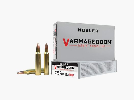 AMUNICJA NOSLER 223Rem VARMAGEDDON 3,6g 20 SZT