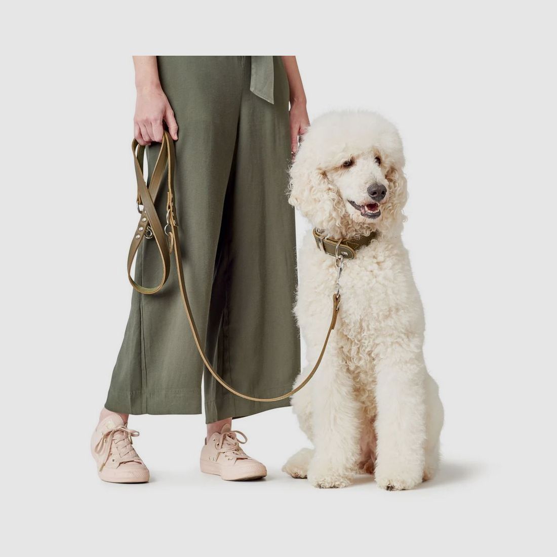 Hunter verstellbare Führleine aus Leder