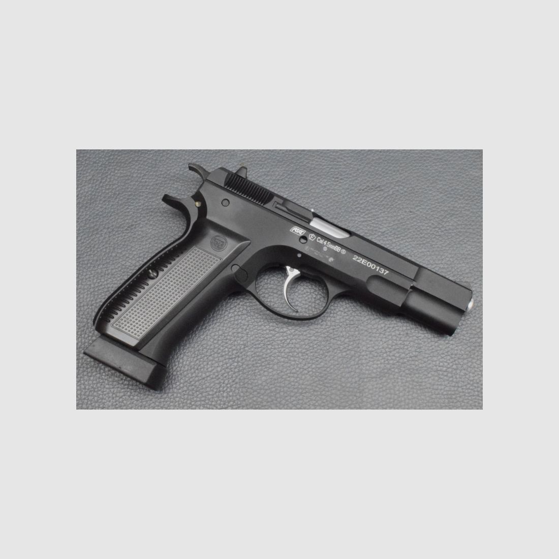 ASG CZ75 Ceska Zbrojovka CO2 Luftpistole 4,5mm BB Vollmetall schwarz, gebraucht, sehr gut