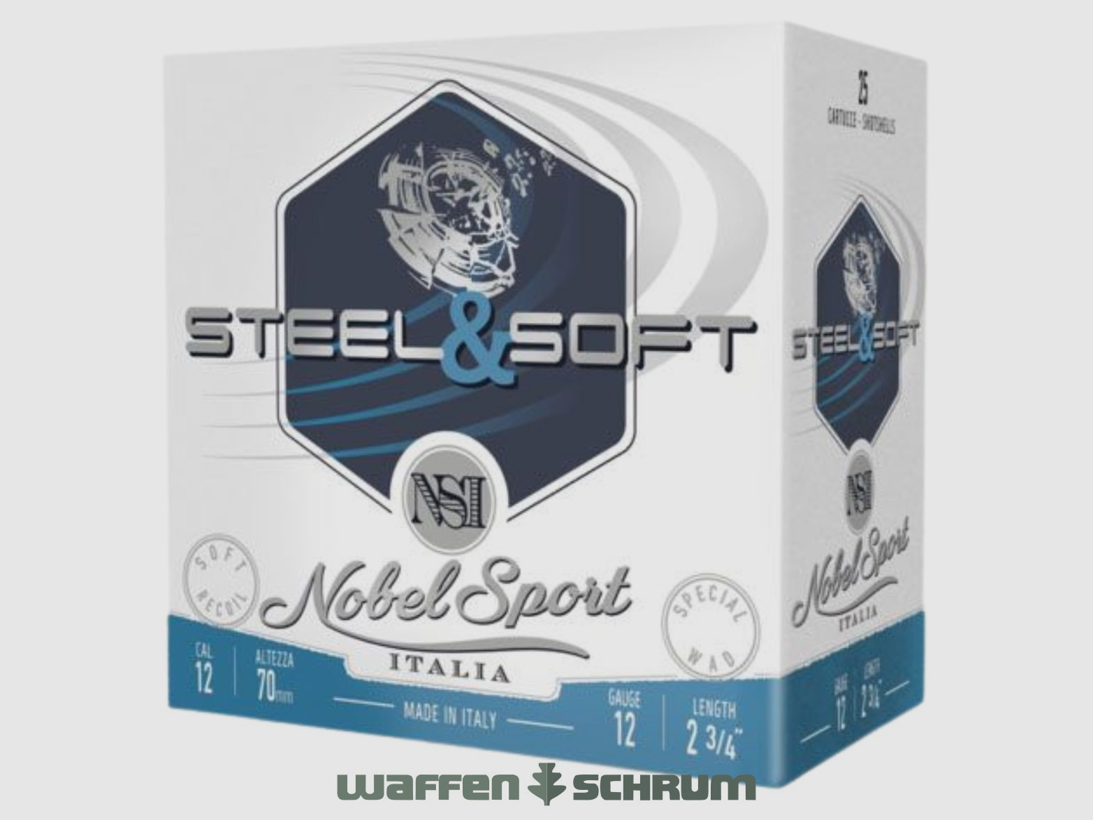 Nobel Sport Italia 12/70 Steel und Soft Trap T7 2,5mm - 24g