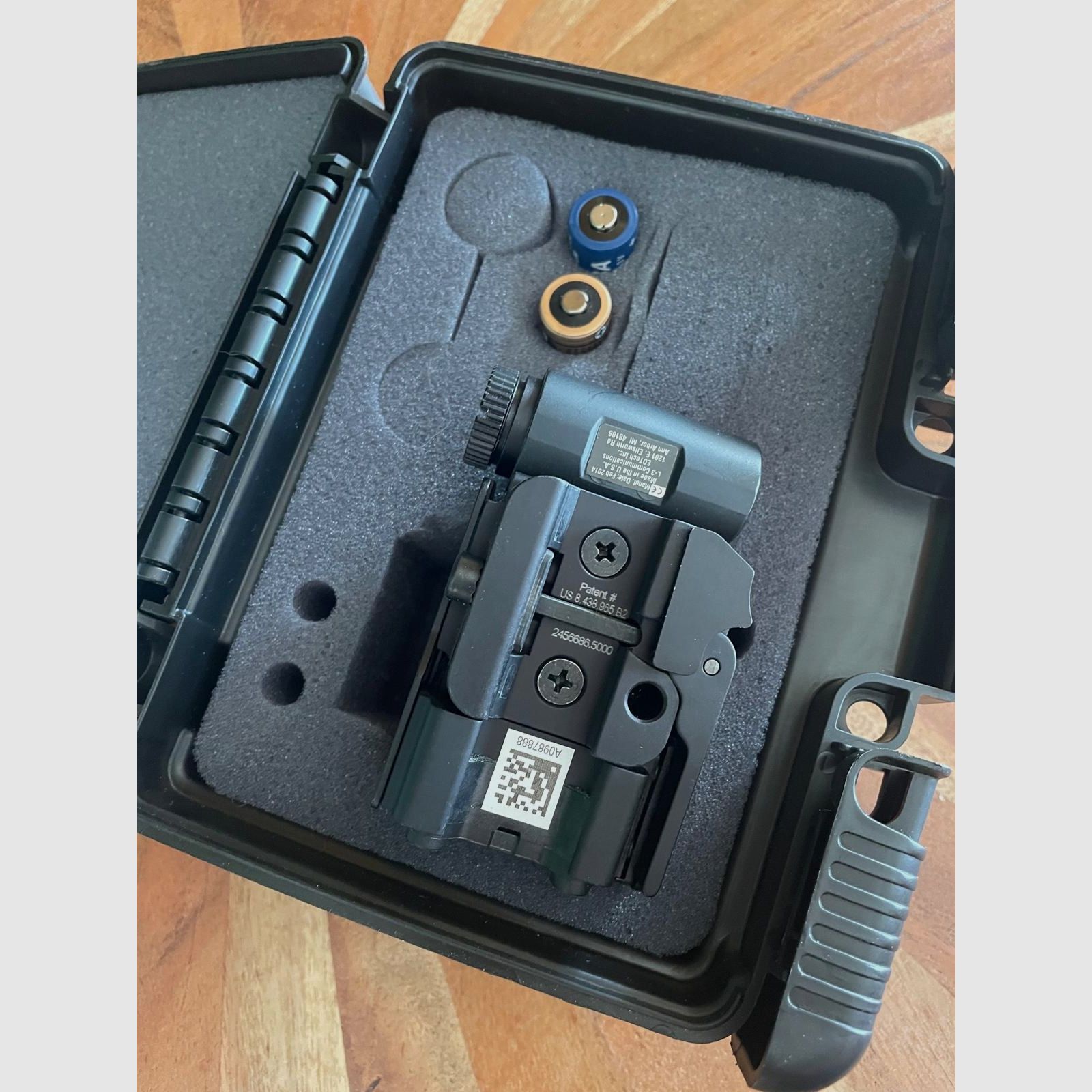 EOTech EXPS3-2 NV/Niveaux dans l'OVP
