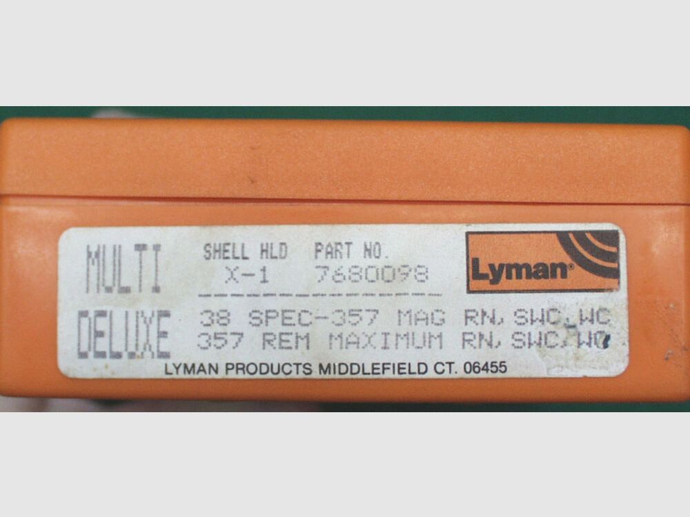 Lyman Matrizenset .38 Special / .357 Mag.