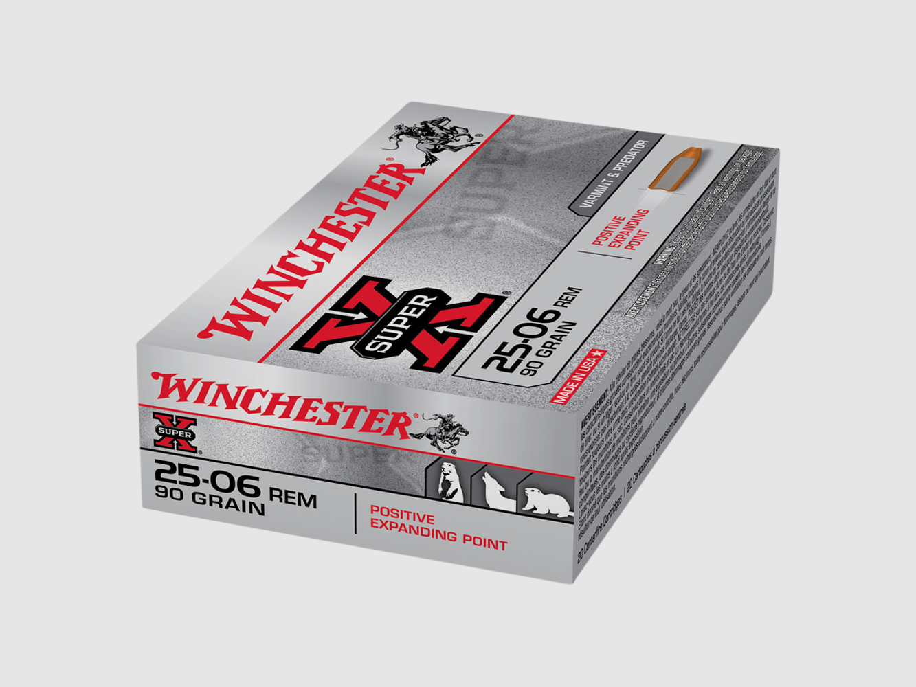 Winchester 25-06 POWER POINT, 90gr,20 stk.