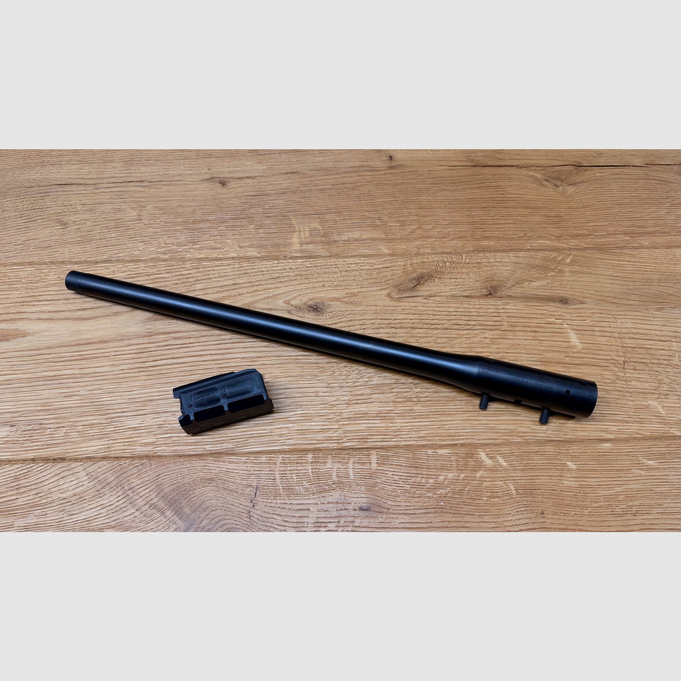 Blaser R8 canna intercambiabile / Cal. 8,5x55 / LL 47cm / Peso semi / M17x1 / Inclusa inserzione del caricatore