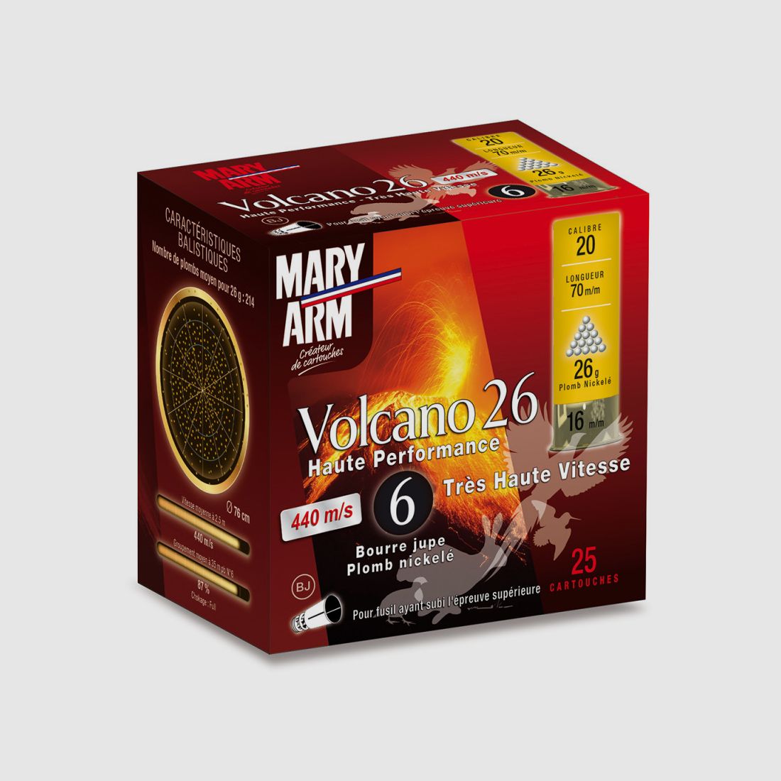 PATRONEN MARY ARM VOLCANO 26 C20