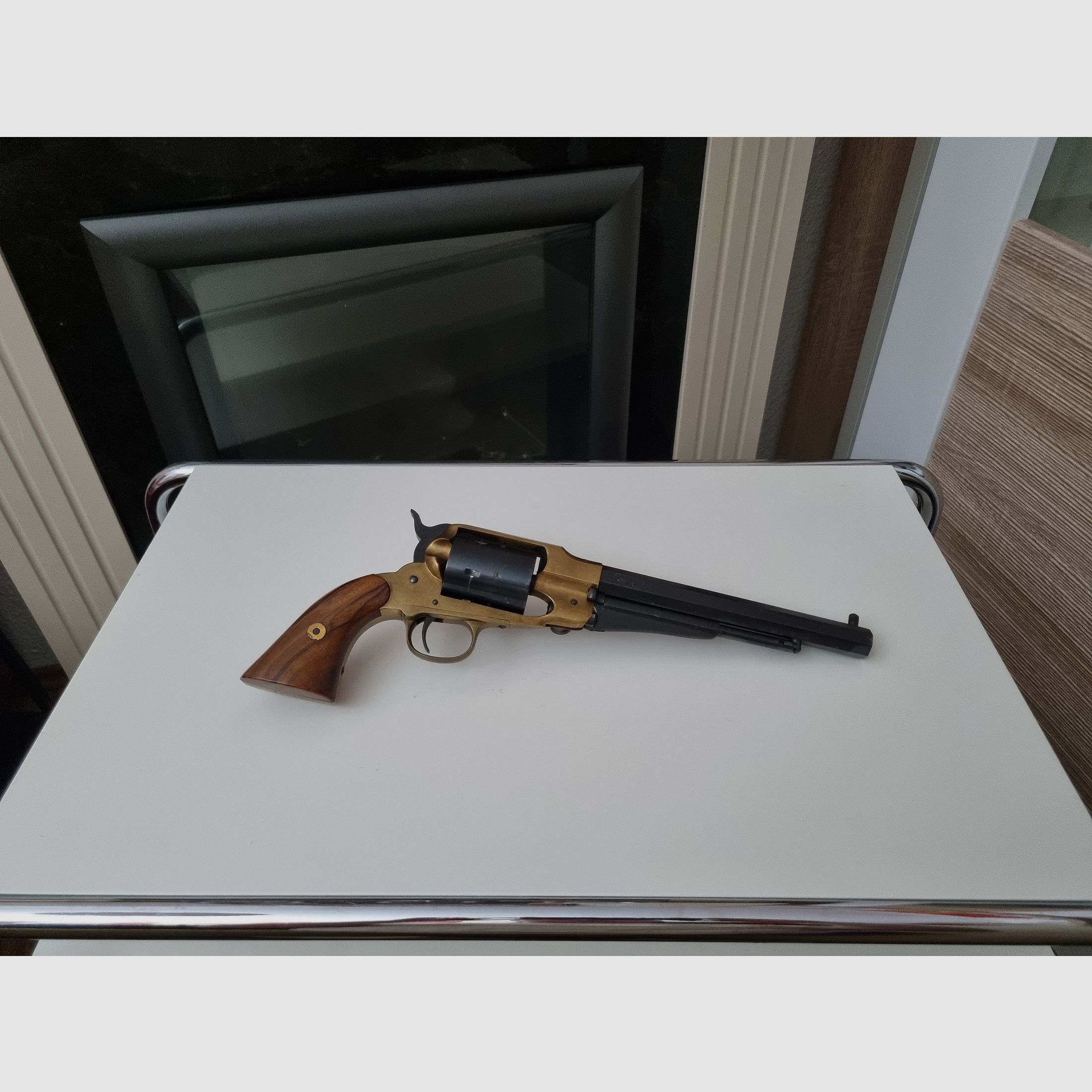 Western Remington New Army 9mm Knall Seltener Neumann Umbau PTB 304