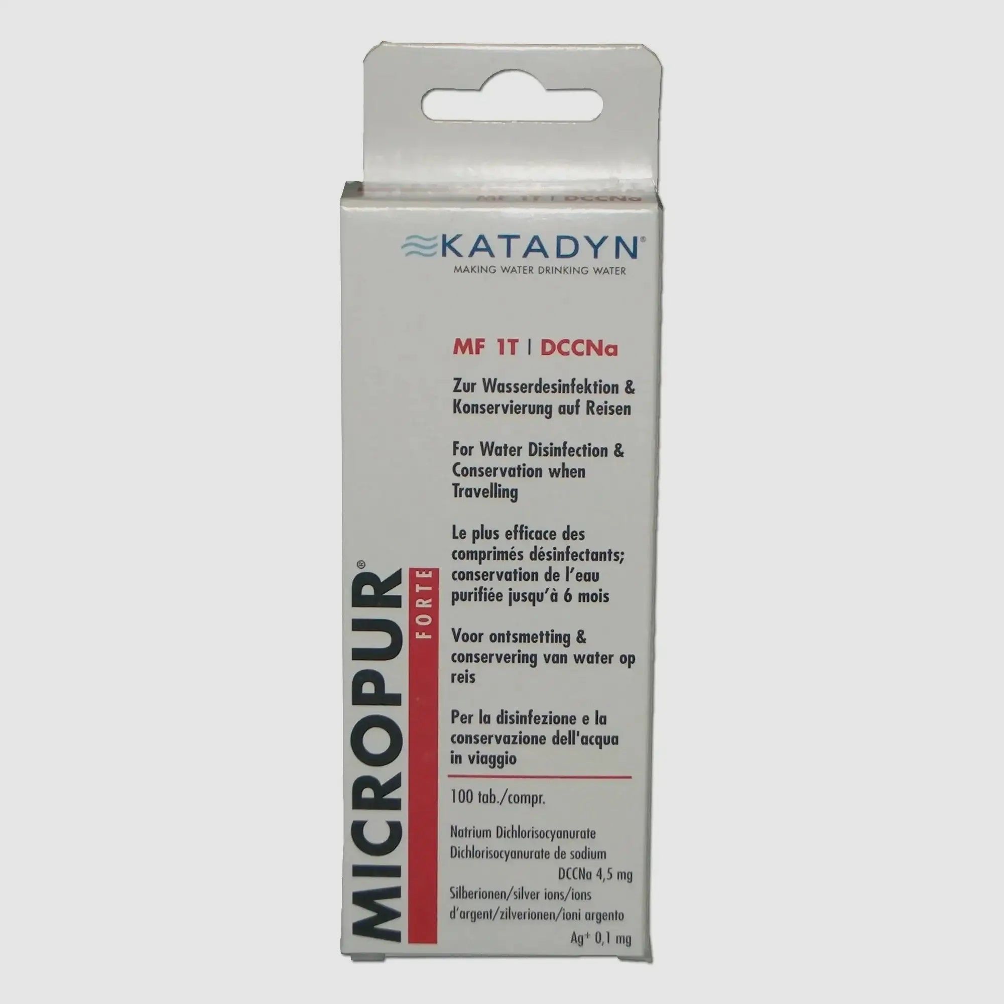 Tabletas Katadyn Micropur Forte MF 1T 100 uds.