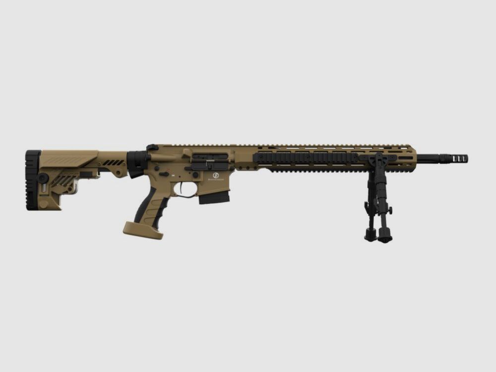 Schmeisser AR15 DMR 18 - .223 Rem - RAL 8000 (BW desert sand colors)