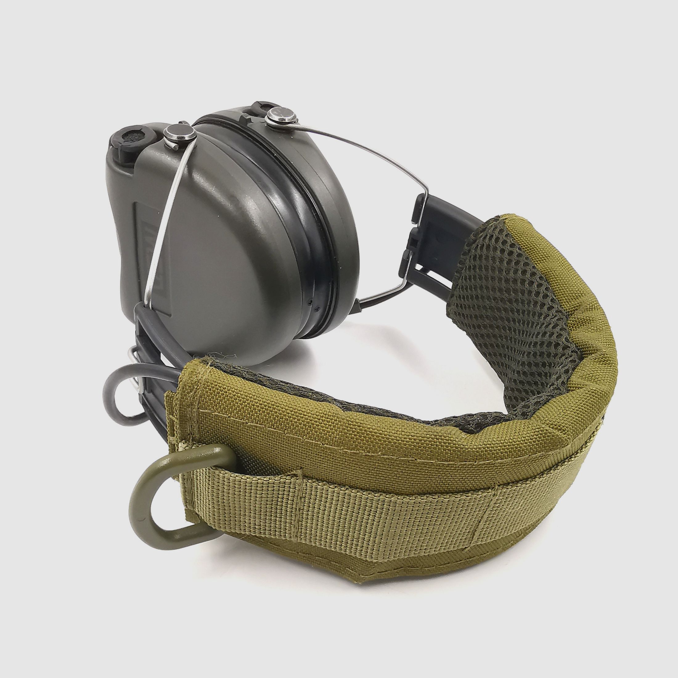 Headset Kopfhörer Abdeckung Schutz Molle BDS IPSC Jagd Sportschützen für Aktiv Gehörschutz sand oliv schwarz tarn