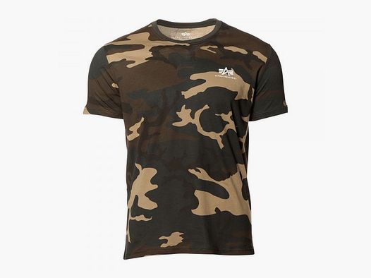 alpha industries Alpha Industries T-Shirt Basic Small Logo woodland camo 65