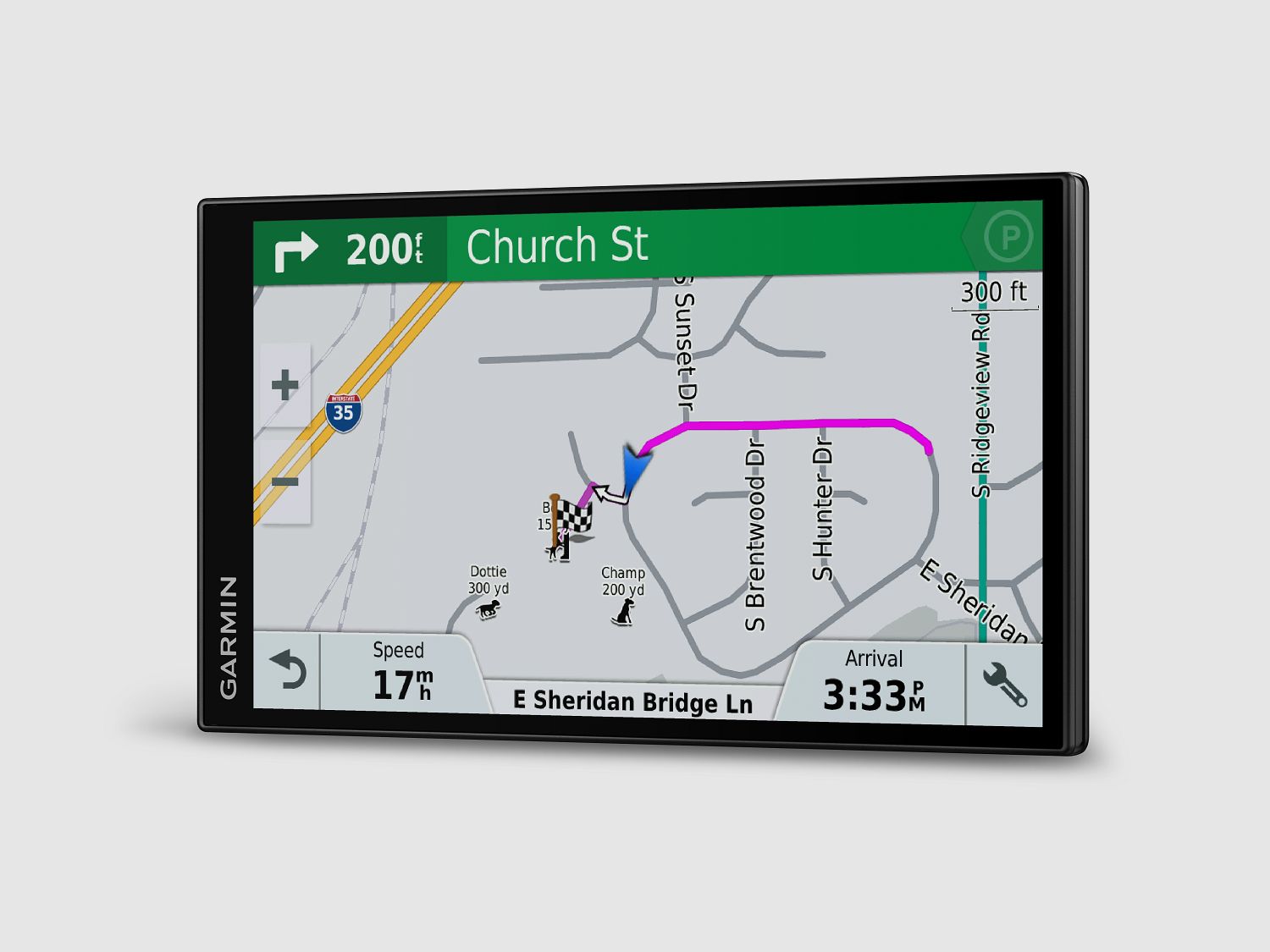 Garmin DriveTrack 71 Hundeortungsgerät für Fahrzeuge