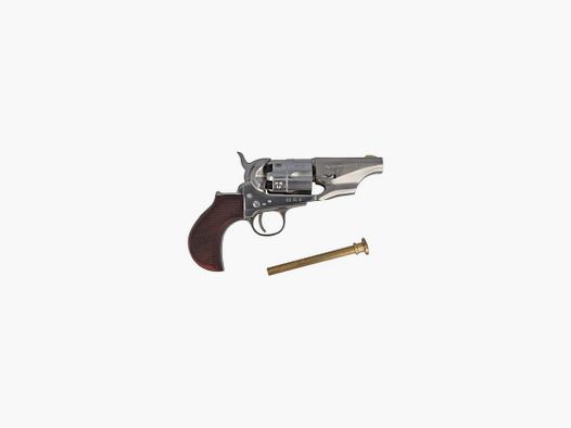 Replik PIETTA 1862 Colt Pocket Police Stahl Old Silver Kal. 44 Pn