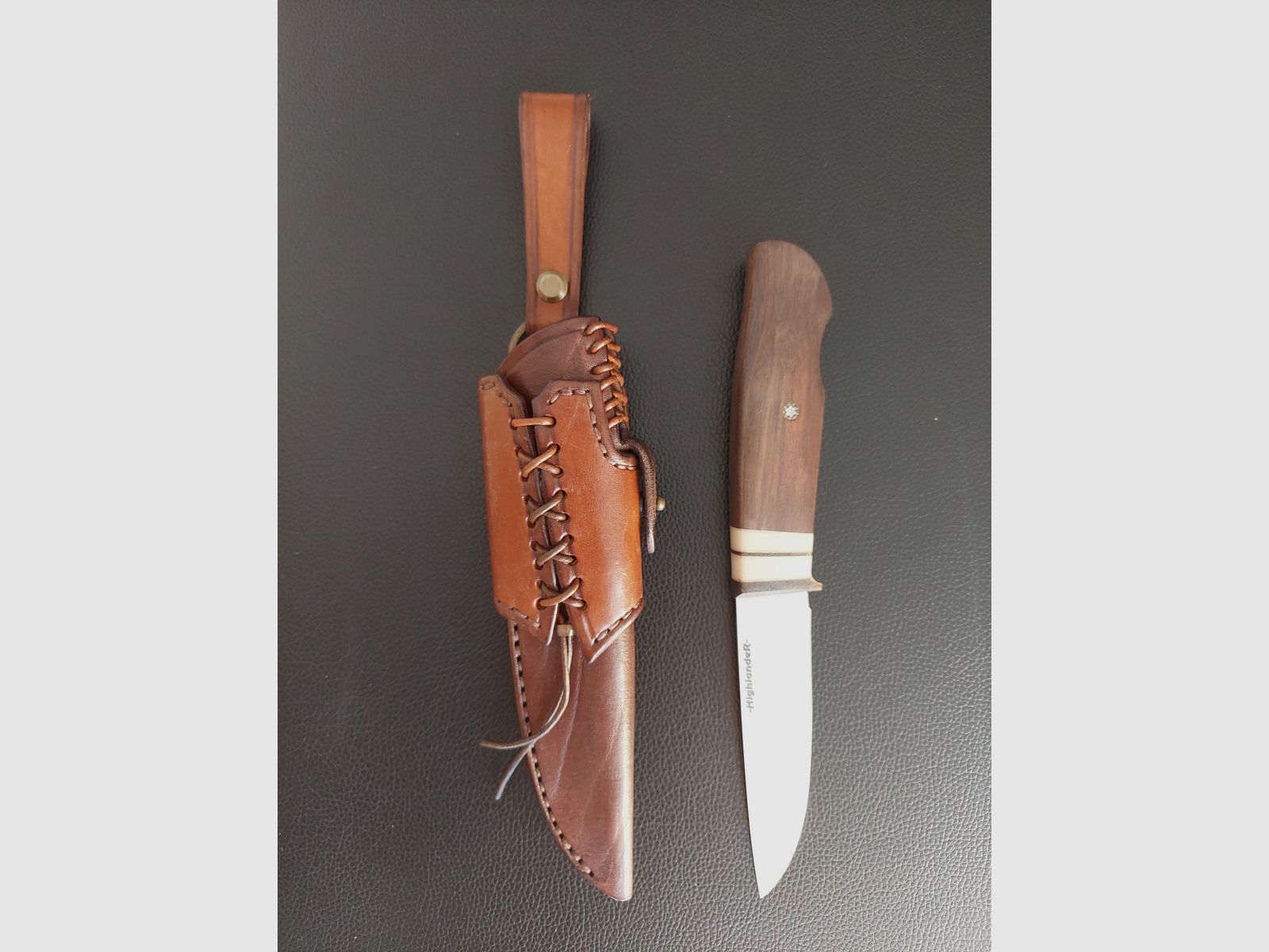 Coltello fatto a mano da -HighlandeR-, realizzato in acciaio Elmax in polvere metallurgica., immagine 2 di 11
