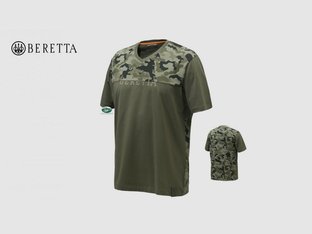 BERETTA T-Shirt Camo grün TS911