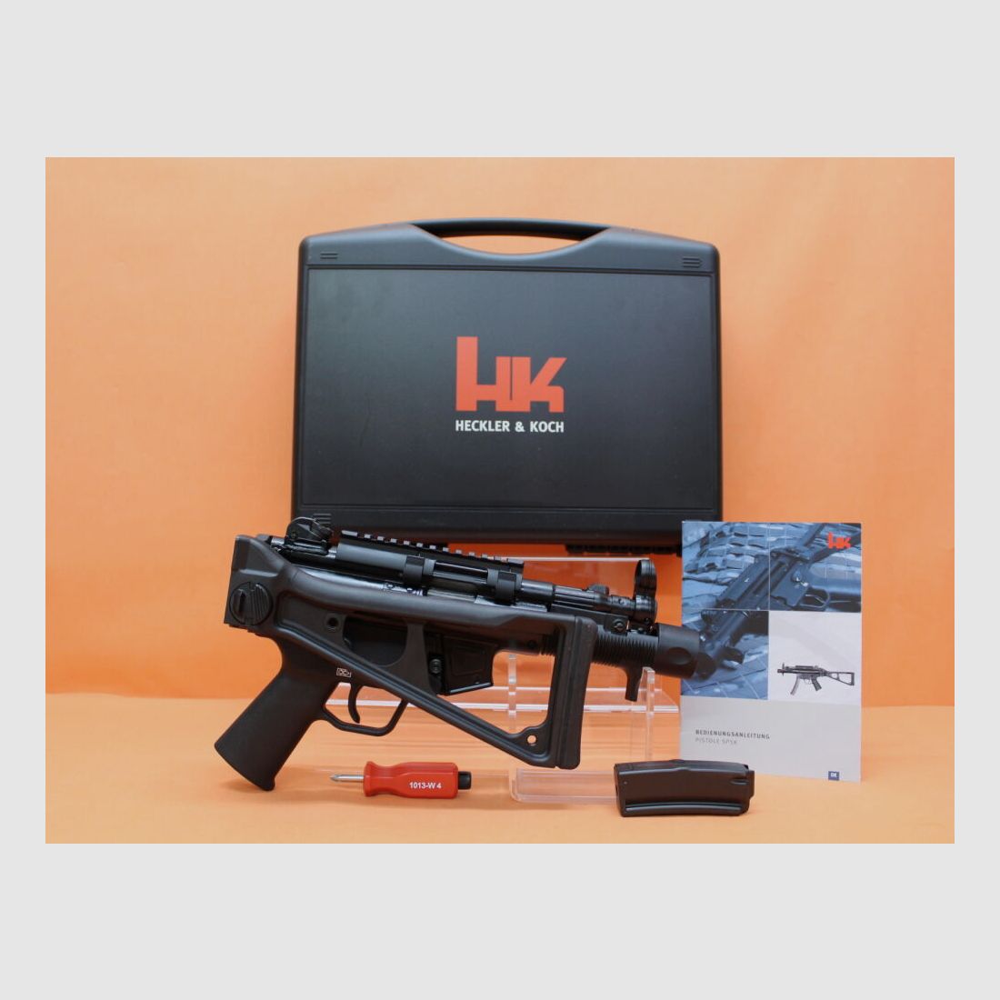 Heckler&Koch Ha.Pistole 9mmLuger Heckler&Koch/H&K SP5K System HK94/MP5K,115mm Lauf/ Klap, Bild 2 von 3