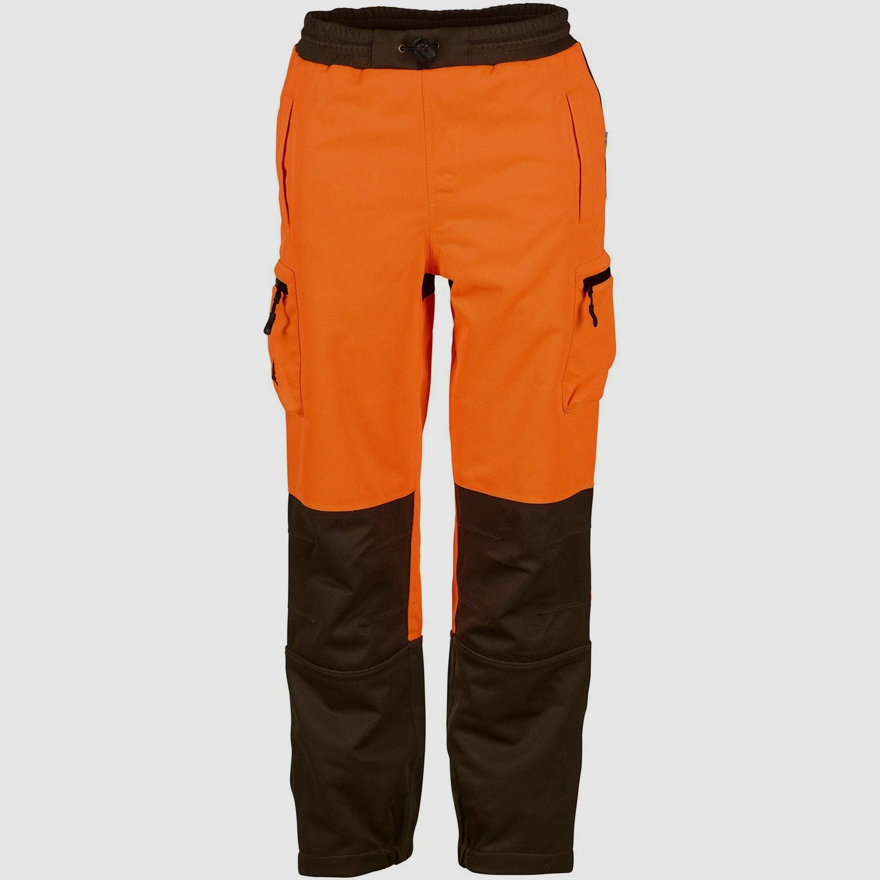 Pantalones de caza junior Swedteam Ridge naranja neón 160