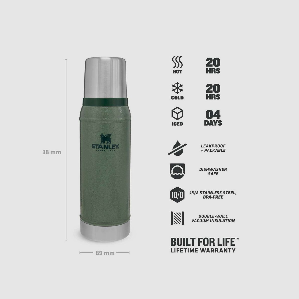 STANLEY Classic Vakuum Flasche 0,75 Liter