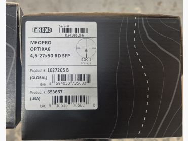 Meopta Optika6 4.5-27x50 R, BDC-3
