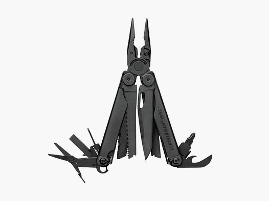 Leatherman WAVE + Black, Molle Holster, Schwarz