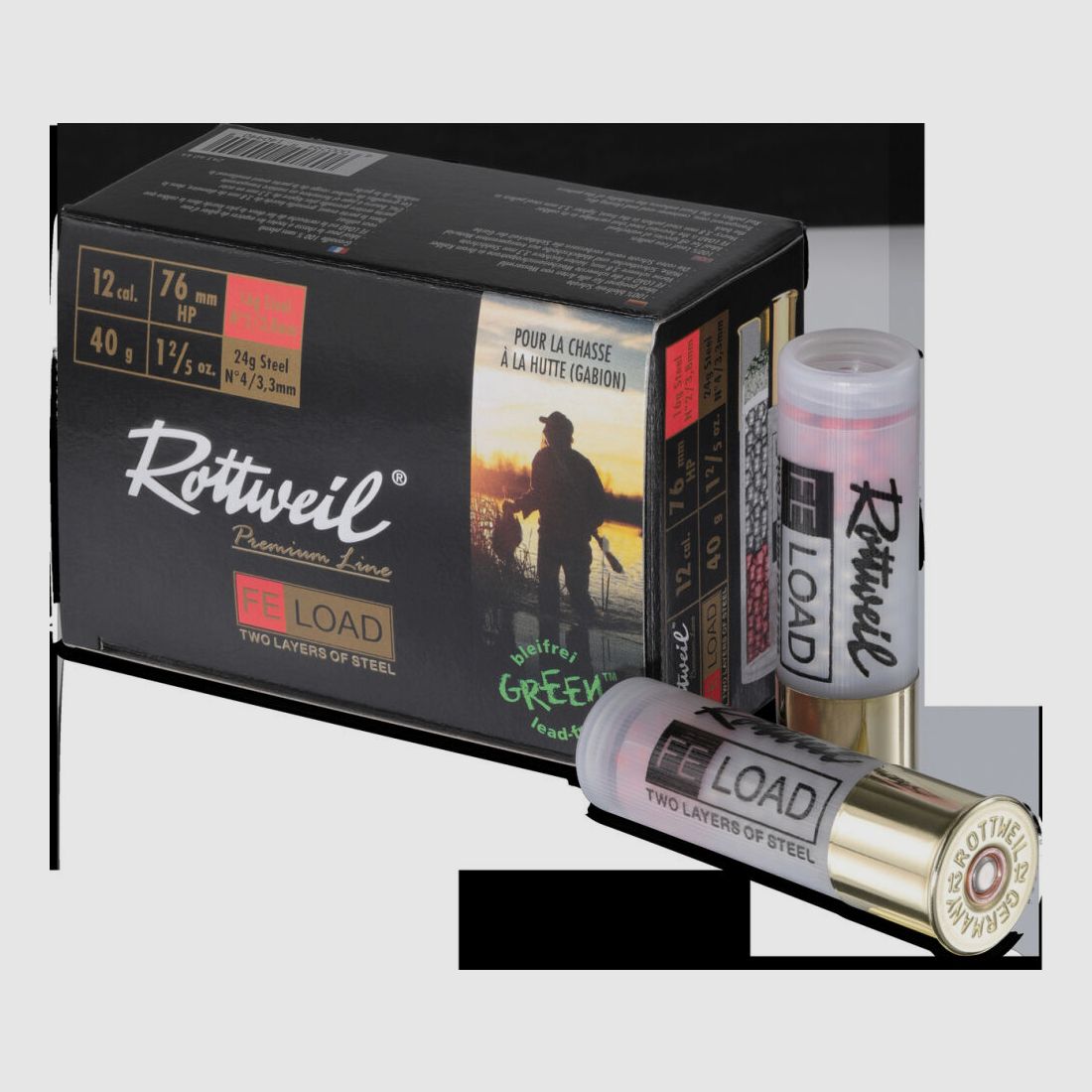 Rottweil 40g FE-LOAD HP Mag. 10PCS 12/76