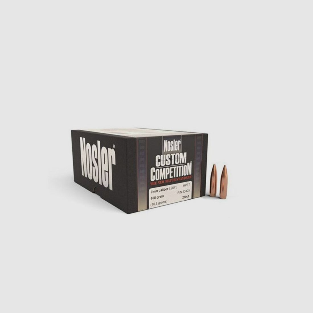 NOSLER 7MM GR 168 HPBT QT 250