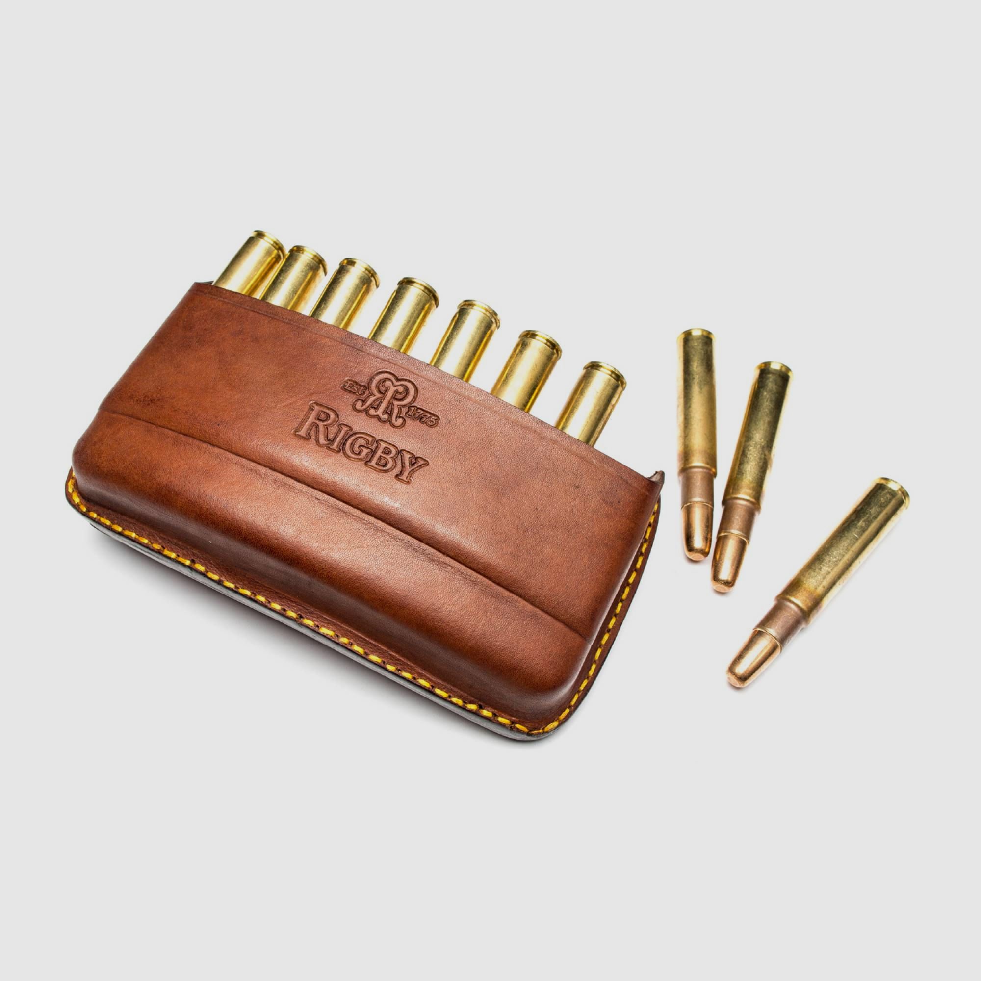 Patronen-Gürtelfutteral "Quick Load Leather Bullet Pouch" African Large Cartridges