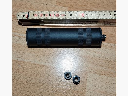 Zoraki Schalldämpfer für SRS Schreckschusspistolen mit 3 Adaptern