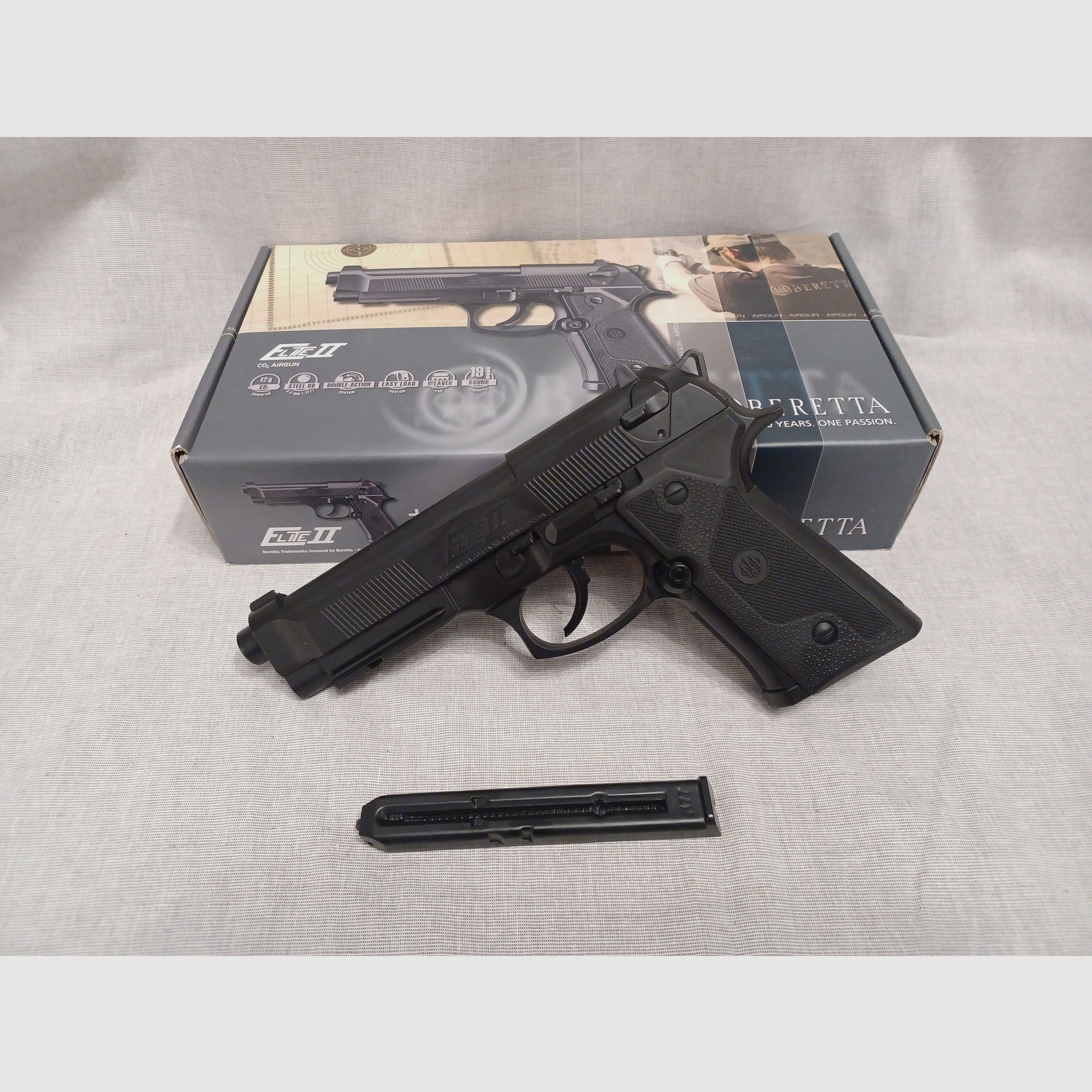 Beretta Elite II / 4,5 mm BB / CO2 / Pistole / OVP (84)