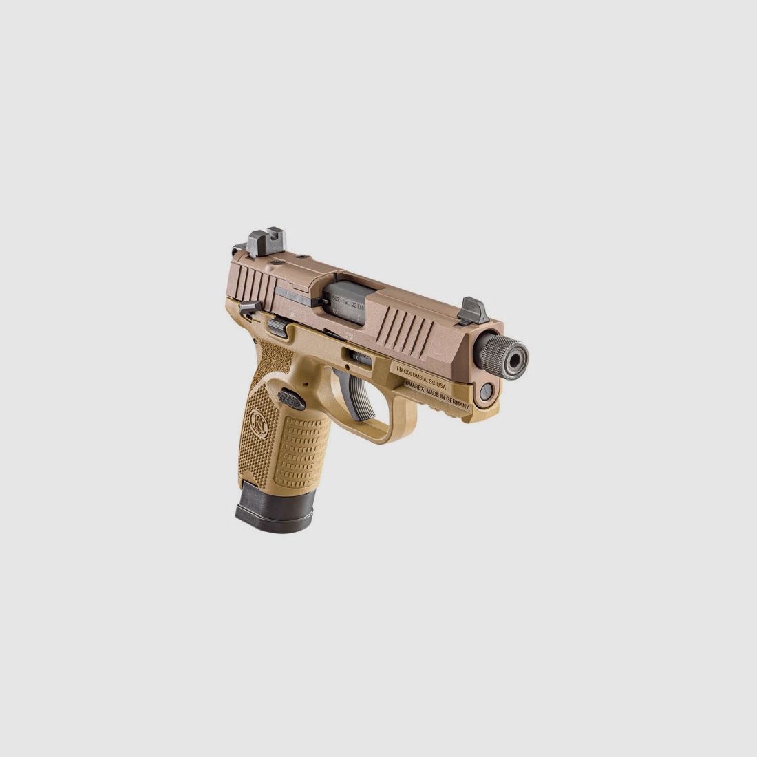 PISTOLE FN HERSTAL 502 TACTICAL FDE KAL.22LR GEFLECHT - KATEGORIE B, Bild 3 von 8