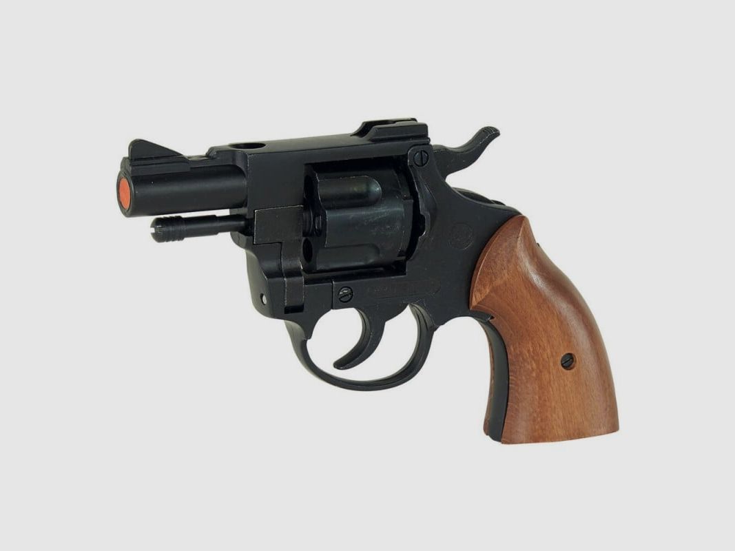 BRUNI REVOLVER A SALVE MOD OLYMPIC LEGNO/NERO 5 COLPI KAL. 380 PAK, Bild 2 von 2