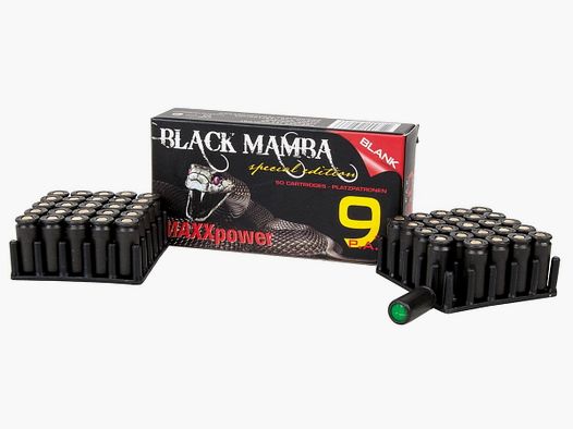 Victory Platzpatronen Black Mamba 9 mm P.A.K. 50 Stück