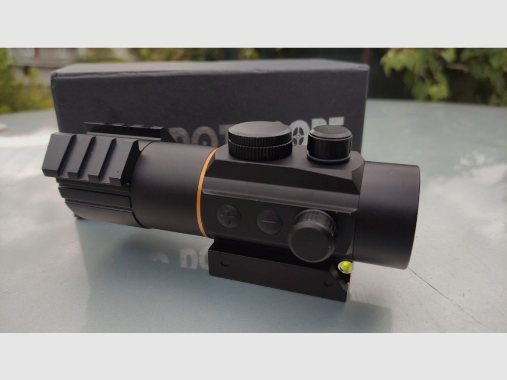 WIATRÓWKA GSG AN 500 4.5 Z RED DOT, BIPODEM I MONTAŻEM LASERA