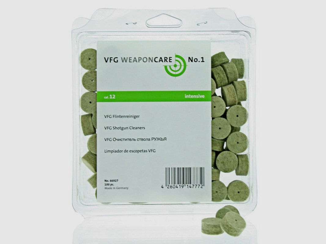 VFG Shotgun Felt Cleaners Intensive in 100 pieces