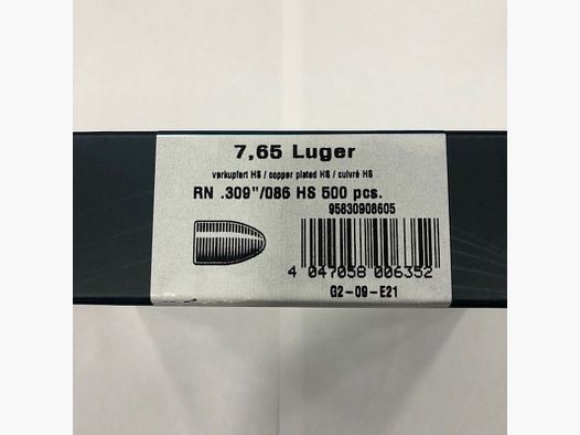 HN Geschosse RAM 7,65 GN 86