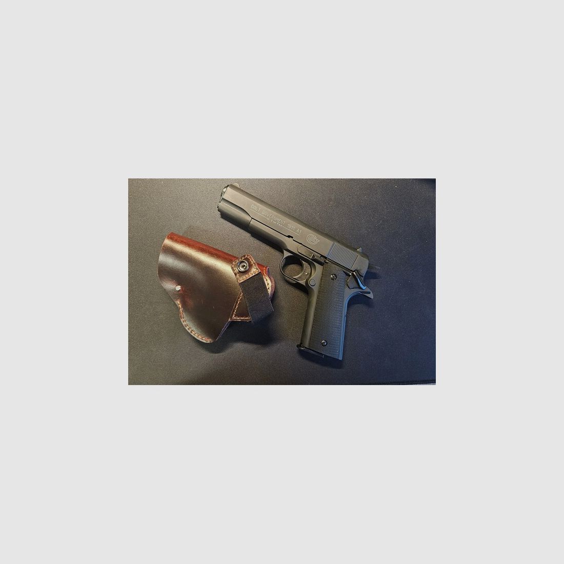 Colt Government 1911 A1 9mm P.A.K mit verdecktem Holster