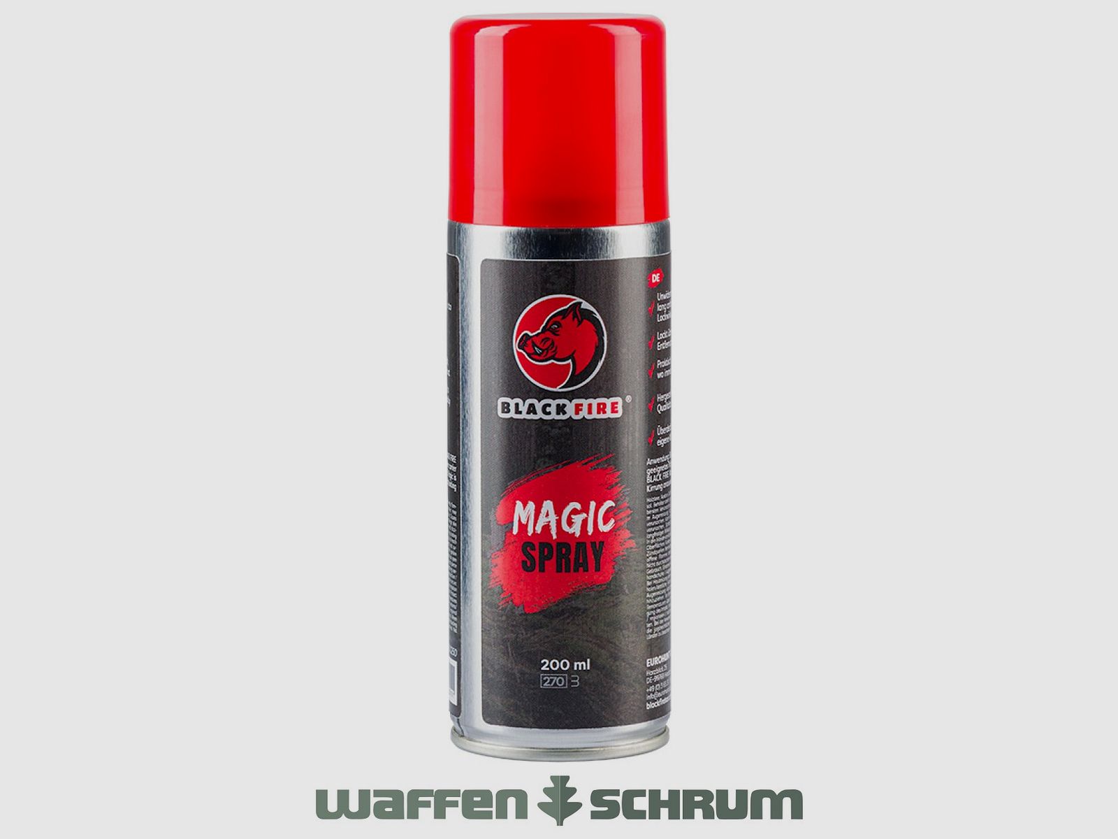 Black Fire Magic Spray Lockmittel für Schalenwild 200ml